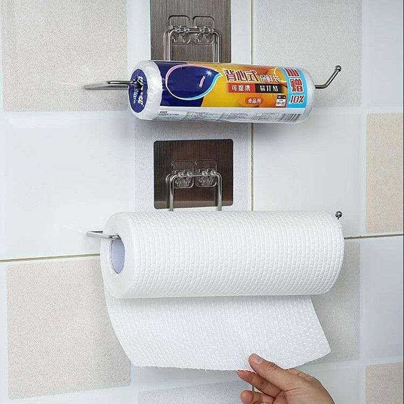 1/2pcs Hanging Toilet Paper Holder Roll Paper