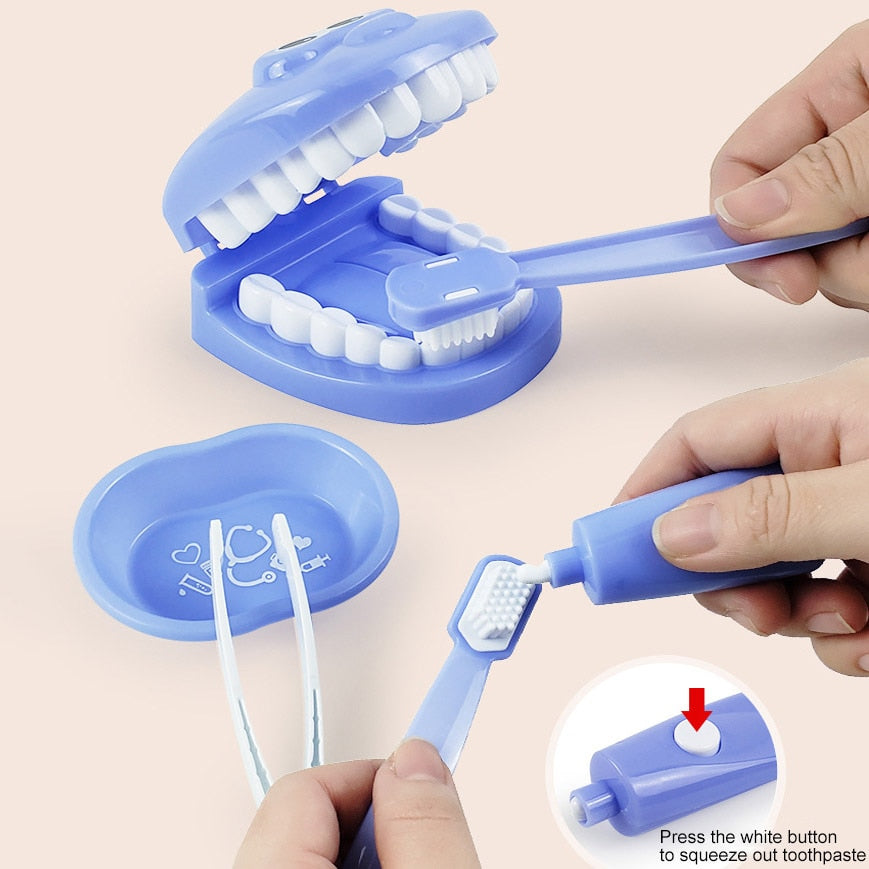 Dentist Check Teeth Model Doctors Role