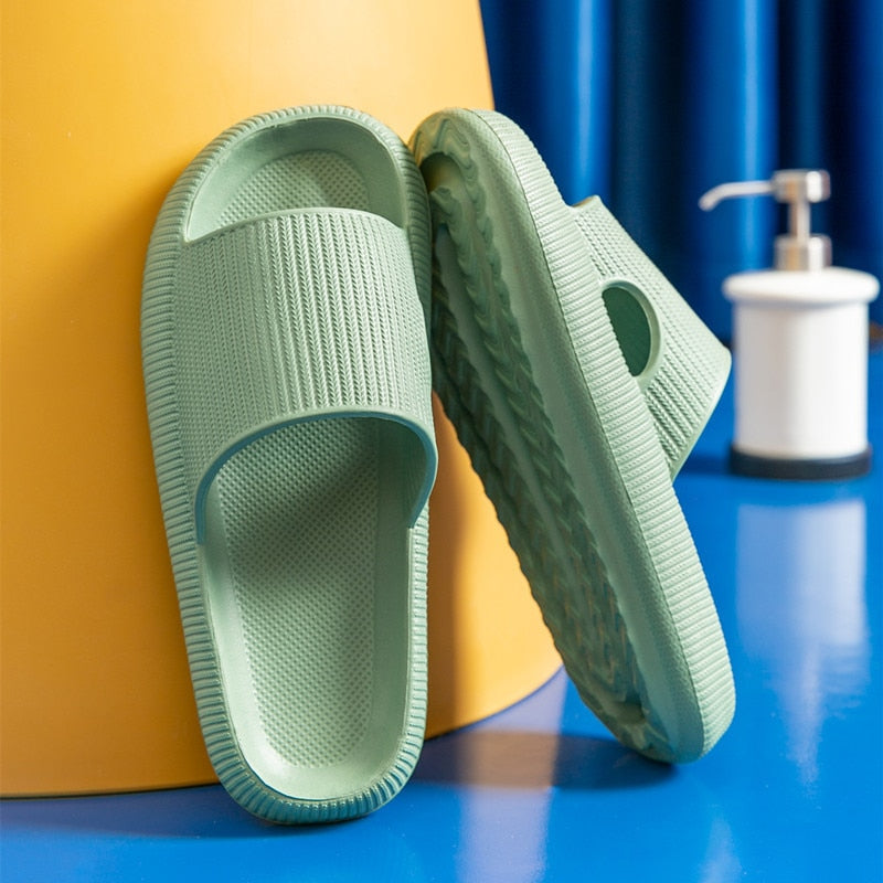 Thick Platform Bathroom Home Slippers