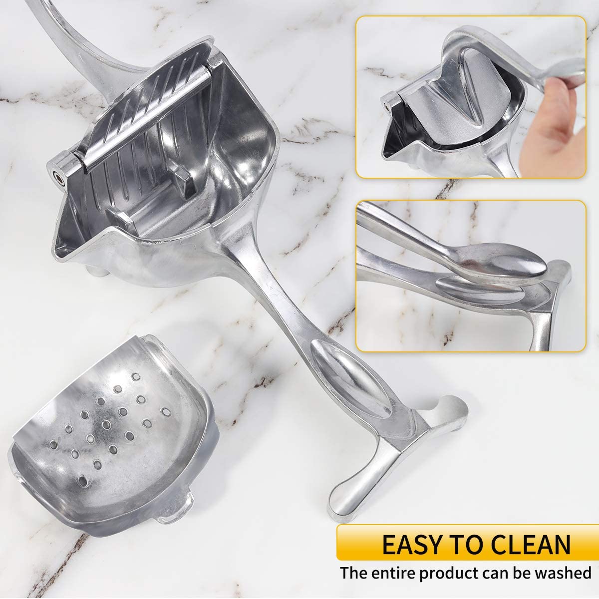 Manual Juice Squeezer Aluminum Alloy Hand