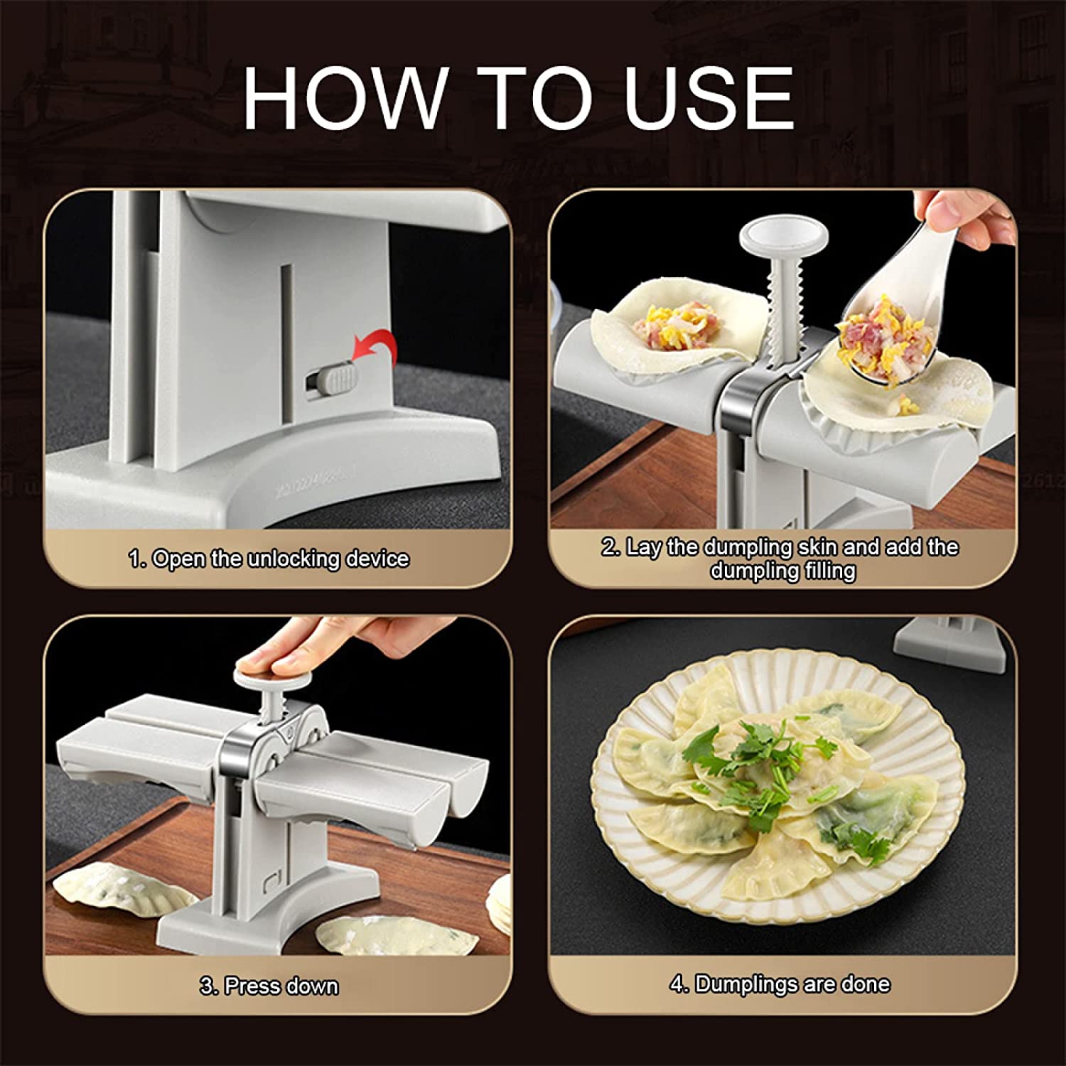 new special tool for dumpling making machine