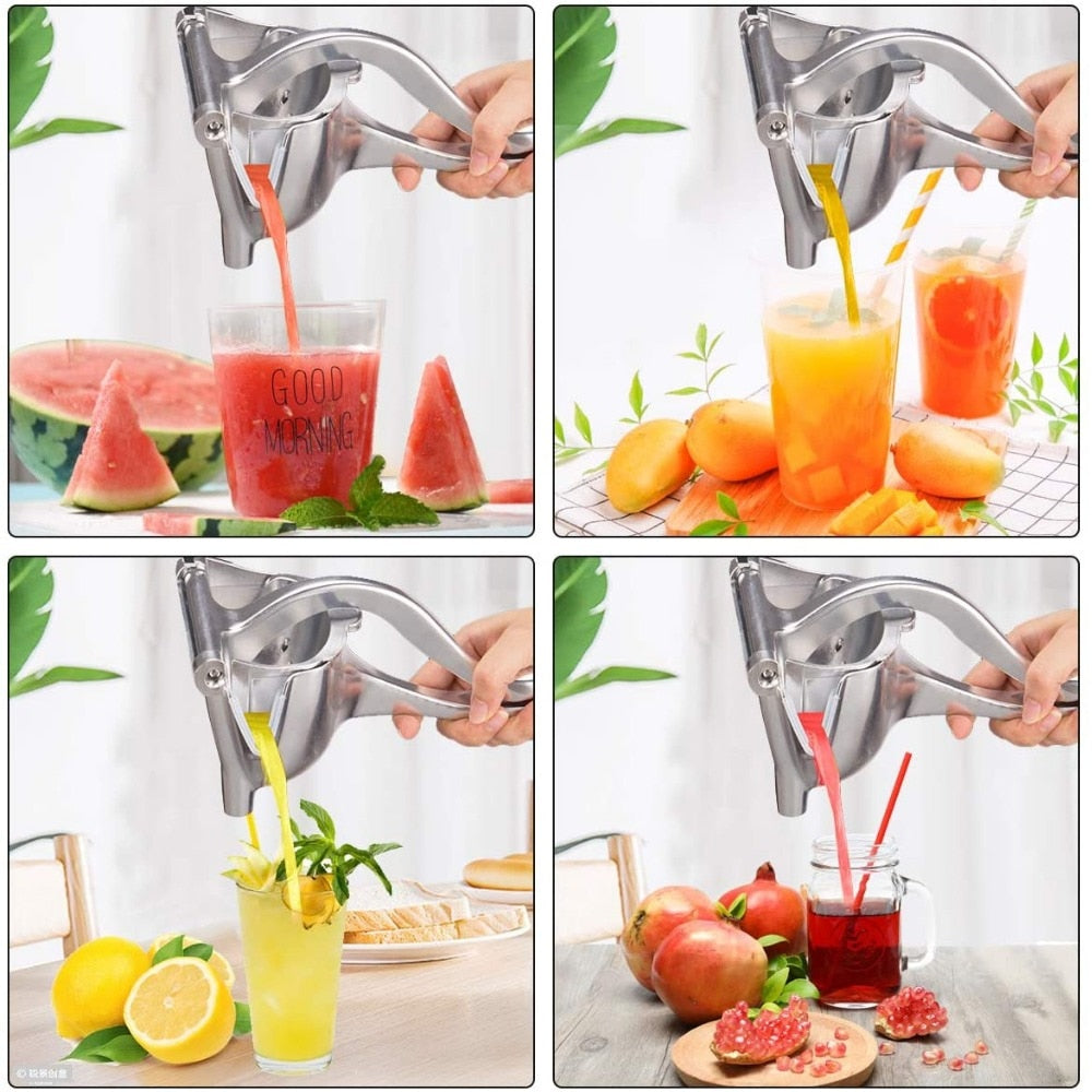 Manual Juice Squeezer Aluminum Alloy Hand