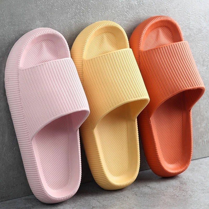 Thick Platform Bathroom Home Slippers